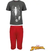 ERVE SPIDER-MAN Pyjama, harmaa/punainen, 122–128