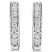 Ti sento hopeakorvarenkaat zirkonioilla 10 mm 7954ZI