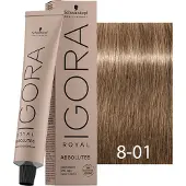 Schwarzkopf Professional Igora Royal Absolutes 60 ml 8-01 Light Blonde Nature Cendré