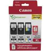 Canon Multipack 2x PG-560XL, CL-561XL + 50arkkia valokuvapaperi