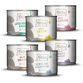 MjAMjAM 6x 200g Mixpack Mix 2 (6 eri lajiketta) märkäruokaa kissoille
