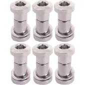 Bofix Saddle Clamp Bolts Hopeinen 6 x 16 mm