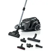 Bosch Serie 6 BGC41XSIL 2.4 L 700 W pussiton -pölynimuri, musta