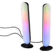 TRIO Neon-pöytävalaisin musta himmennettävällä RGB-LEDillä - Ninja