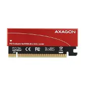 Axagon NVMe M.2 -adapteri jäähdytinsiilillä, PCIe 4.0 x16, M/B&M-key
