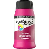 Daler Rowney DR System 3 akryyli 412 Process magenta - 500ml