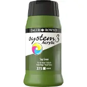Daler Rowney DR System 3 akryyli 375 Sap green - 500ml