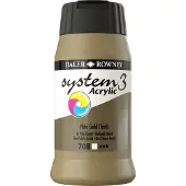 Daler Rowney DR System 3 akryyli 708 Pale gold (hue) - 500ml
