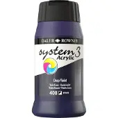 Taidepiste DR System 3 akryyli 408 Deep violet - 500ml
