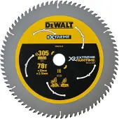 DeWalt Pöytäsahan terä - - XR Runtime - 305x30mm - 78 hammasta - Keltainen
