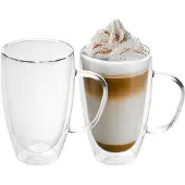 Intirilife 400-500 ml lasinen kahvi- ja teemuki