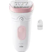 Braun Sähkökiviverho - - SILK EPIL 7 SE 7-000 - 2 nopeutta - Langaton - 40 min - Valkoinen / Vaaleanpunainen