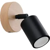 Sollux Verdo seinävalaisin GU10 16cm musta