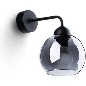 Sollux Alino 1 seinävalaisin 26cm E27 musta