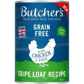 Butcher's 24x400g Original, viljaton kana- ja pötsipaté, märkäruoka koirille
