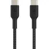 Belkin BoostCharge USB-C - USB-C punottu kaapeli 15 cm (musta)