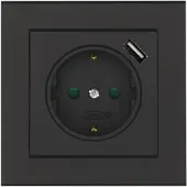 Malmbergs Pistorasia optima 1-os. 1x usb musta