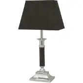 Malmbergs Madame pöytävalaisin 40cm E27 Kromi/Musta