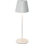 QAZQA Pöytävalaisin valkoinen himmennettävällä & ladattavalla LEDillä IP54 - Murdock