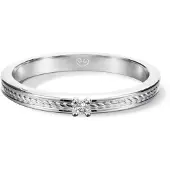 Kalevala Koru Ikiaikainen 0.02 ct timanttisormus valkokulta 541000111D195