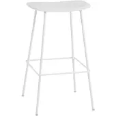 Muuto Fiber Tube Baarijakkara 75 Cm / Valkoinen - Baarijakkarat Luonnonvalkoinen - FIBARTUN04041