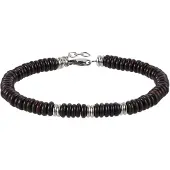 Lykken Strong zoisiittirannekoru musta 21+2cm