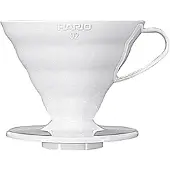 Hario V60 suodatinsuppilo koko 02, valkoinen posliini
