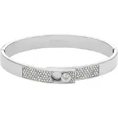 Emporio Armani Couples hopeanvärinen teräsrannerengas EGS3088040