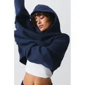 Gina Tricot  - Iconic hoodie - hupparit - Sininen - XXS - Naiset