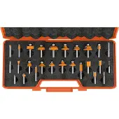 Cmt Jyrsinteräsarja HW; 8 mm; 26 osat