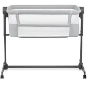 Kinderkraft Neste Up 2 Sivuvaunusänky, Light Grey