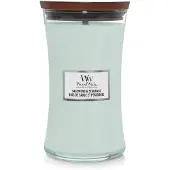 Woodwick Sagewood & Seagrass tuoksukynttilä sisältää puusydämen 609 g