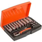 Bahco Hylsysarja SL25L; 37 kpl.