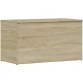 vidaXL Arkku, Sonoma-tammi, 84x42x46 cm, puupohjainen materiaali