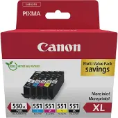 Canon PGI-550XL/CLI-551 Ink Cartridge (6431B009)