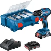 Bosch BORE-/SKRUEMASKINE GSR18V-45 2X2 82AC LB