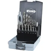 RUKO Kierretappi 245004RO; HSS; M3-M12; 15 kpl.; + pidike