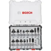 Bosch Jyrsinteräsarja HM Mix 6 mm, 15-os.