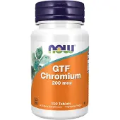 NOW,NOW Foods,NOW,NOW Foods GTF Kromi, 200 mcg - 100 tablettia