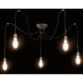 MORETTI Luce Riippuvalaisin Allen, himmennettävä, Pronssi/messinki, Olohuone/ruokailutila, Messinki, Vintage