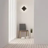 Mantra-Iluminacion Dakla LED seinävalaisin 12W 3000K 18cm musta
