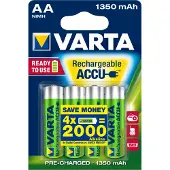Varta – Ladattava Accu Power AA 1350mAh 4 kpl (56746101404)