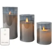 Intirilife 3 kpl LED-kynttilä