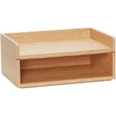 Hubsch Afour tarjotin 33x22 cm 2 kpl Luonto