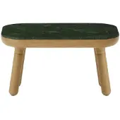 UMAGE Paff Sivupöytä matala tammi/Green Marble