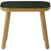 UMAGE Paff Sivupöytä korkea tammi/Green Marble