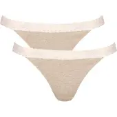 Sloggi 2 pakkaus GO Ribbed Tanga Briefs