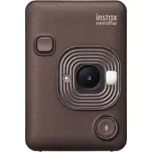 Fujifilm Instax Mini LiPlay - Digikamera - kompakt med hurtigfotoprinter - Bluetooth - pronssinvärinen väri
