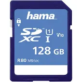 Hama SDXC 128GB CL.10 UHS-I 80MB muistikortti