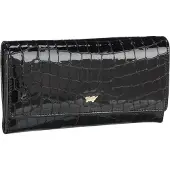 Braun Büffel Verona Lompakko Nahka 17 cm Musta